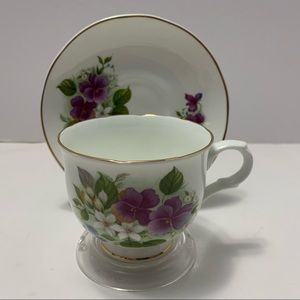 SADLER Wellington fine bone china tea cup and saucer made in England coffee